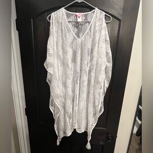 Lilly Pulitzer White Lace Swim Coverup